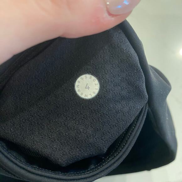 Lululemon On Pace Crop Leggings‎ Black Size 4 - Picture 8 of 10